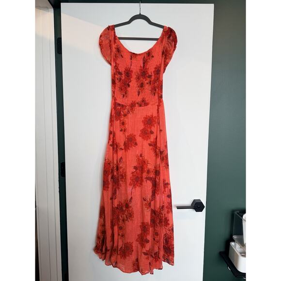 Free People Ultraviolet Dress in Strawberry Combo - Size Large - Picture 3 of 7